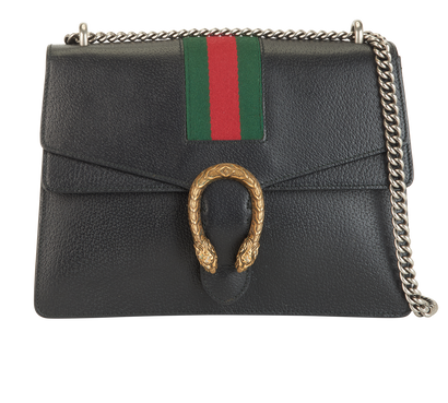 Medium Dionysus, &pound;895, Handbags, Black, Leather, Front view